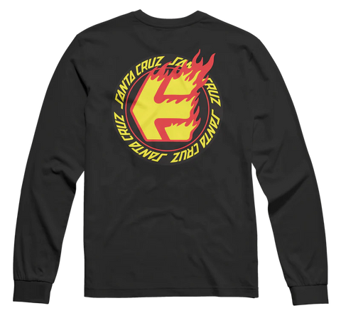 ETNIES CAMIBUSO SANTA CRUZ FLAME L/S TEE